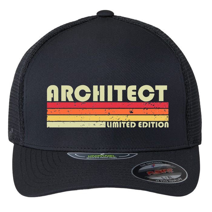 ARCHITECT Funny Job Title Profession Birthday Worker Idea Flexfit Unipanel Trucker Cap
