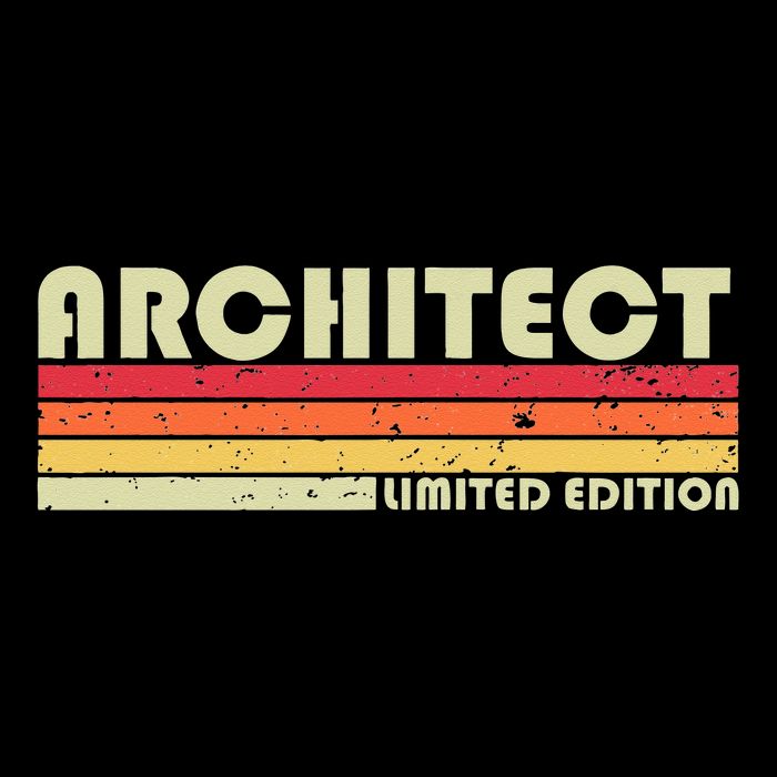 ARCHITECT Funny Job Title Profession Birthday Worker Idea 7-Panel Snapback Hat