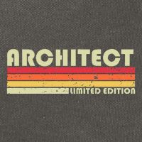 ARCHITECT Funny Job Title Profession Birthday Worker Idea Cotton Canvas Backpack