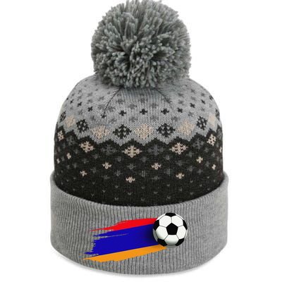 Armenia Flag Jersey Armenian Soccer Team Armenian The Baniff Cuffed Pom Beanie