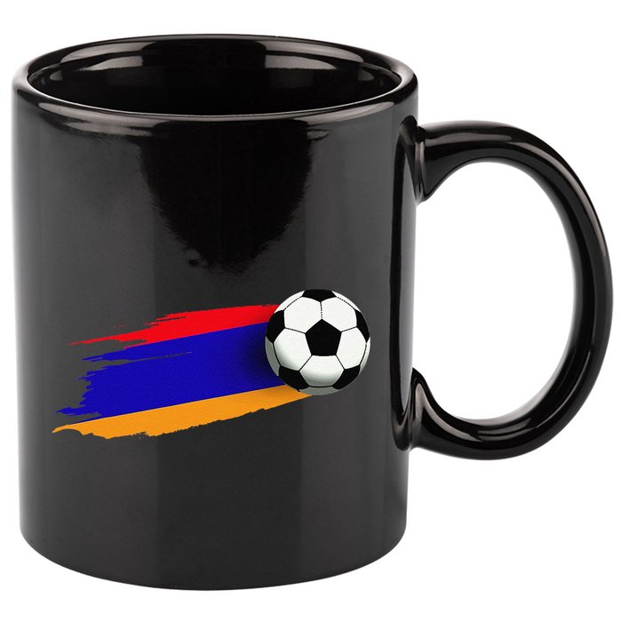 Armenia Flag Jersey Armenian Soccer Team Armenian 11oz C Handle Ceramic Mug