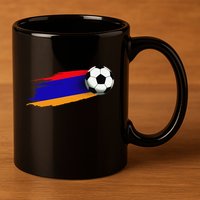 Armenia Flag Jersey Armenian Soccer Team Armenian 11oz C Handle Ceramic Mug