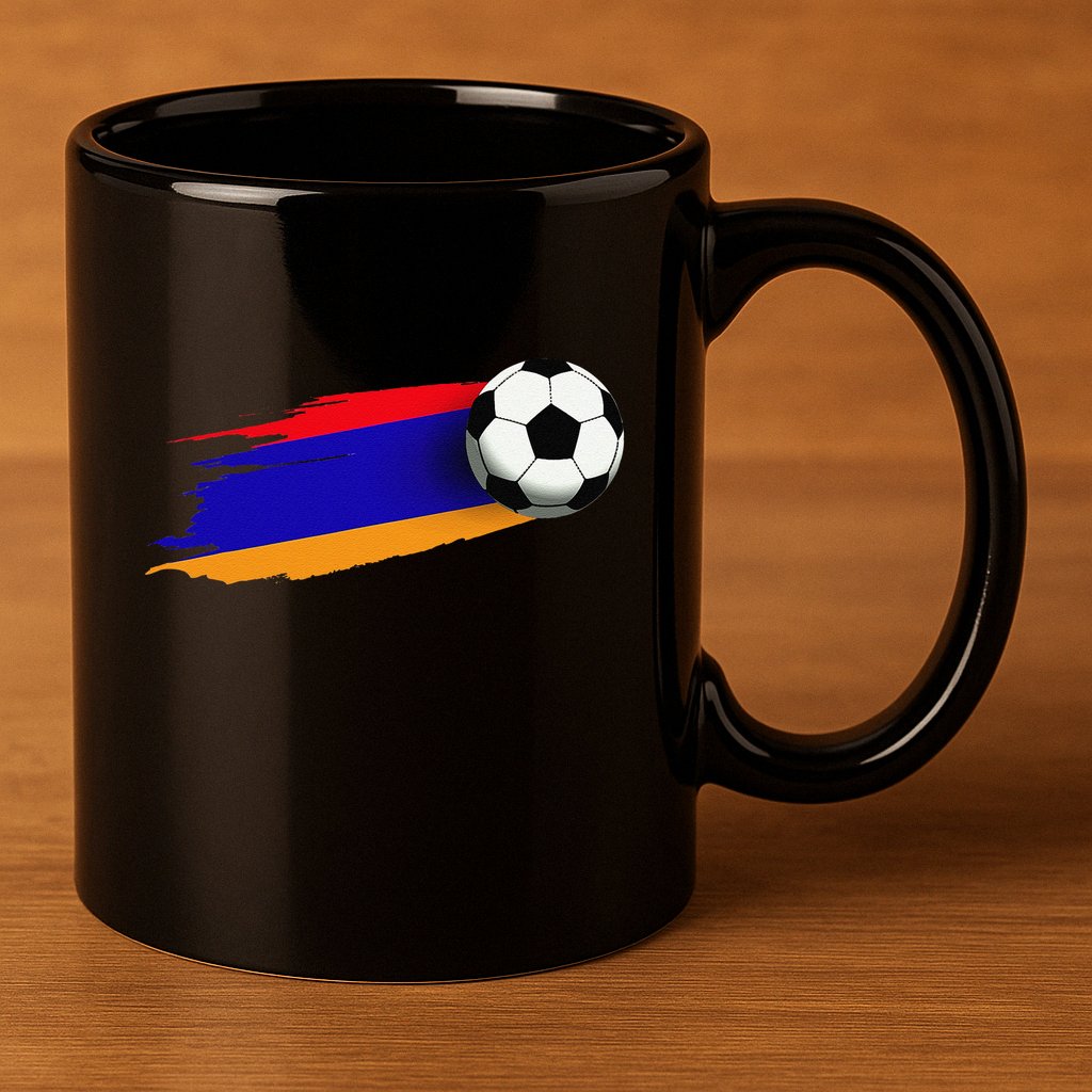 Armenia Flag Jersey Armenian Soccer Team Armenian 11oz C Handle Ceramic Mug