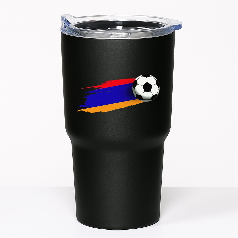 Armenia Flag Jersey Armenian Soccer Team Armenian Tumbler