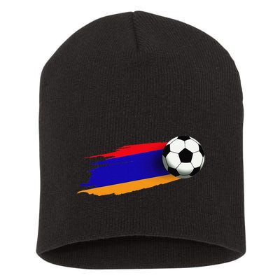 Armenia Flag Jersey Armenian Soccer Team Armenian Short Acrylic Beanie