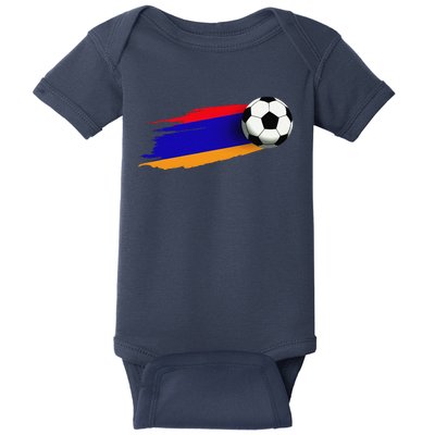 Armenia Flag Jersey Armenian Soccer Team Armenian Baby Bodysuit