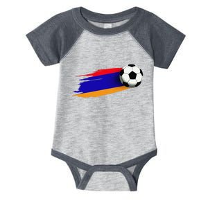 Armenia Flag Jersey Armenian Soccer Team Armenian Infant Baby Jersey Bodysuit