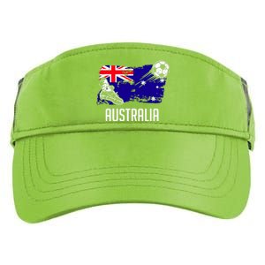 Australia Flag Jersey Australian Soccer Team Australian Adult Drive Performance Visor