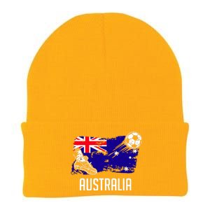 Australia Flag Jersey Australian Soccer Team Australian Knit Cap Winter Beanie