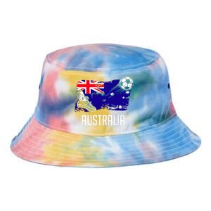 Australia Flag Jersey Australian Soccer Team Australian Tie Dye Newport Bucket Hat