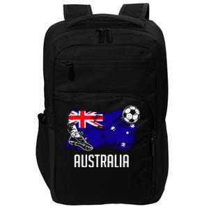 Australia Flag Jersey Australian Soccer Team Australian Impact Tech Backpack