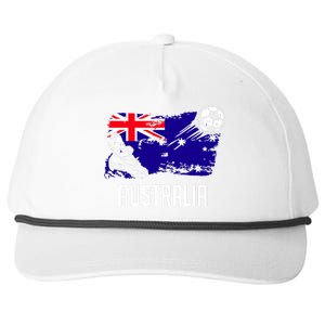 Australia Flag Jersey Australian Soccer Team Australian Snapback Five-Panel Rope Hat