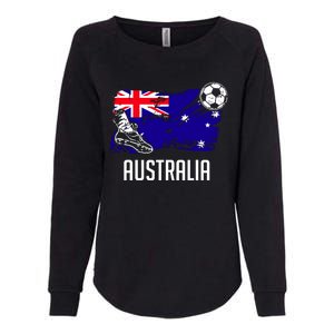 Australia Flag Jersey Australian Soccer Team Australian Womens California Wash Sweatshirt