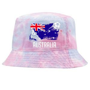 Australia Flag Jersey Australian Soccer Team Australian Tie-Dyed Bucket Hat