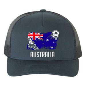 Australia Flag Jersey Australian Soccer Team Australian Yupoong Adult 5-Panel Trucker Hat