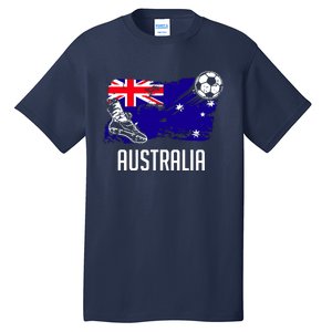 Australia Flag Jersey Australian Soccer Team Australian Tall T-Shirt