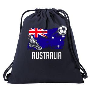 Australia Flag Jersey Australian Soccer Team Australian Drawstring Bag