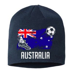 Australia Flag Jersey Australian Soccer Team Australian Sustainable Beanie