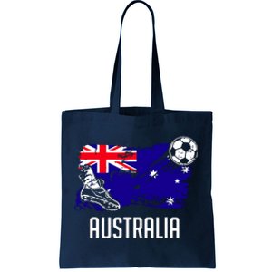 Australia Flag Jersey Australian Soccer Team Australian Tote Bag