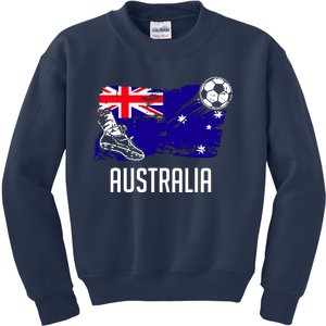 Australia Flag Jersey Australian Soccer Team Australian Kids Sweatshirt