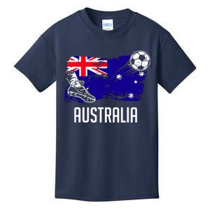 Australia Flag Jersey Australian Soccer Team Australian Kids T-Shirt