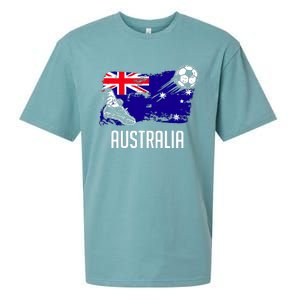 Australia Flag Jersey Australian Soccer Team Australian Sueded Cloud Jersey T-Shirt