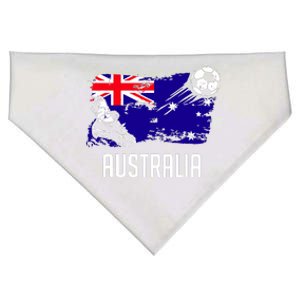 Australia Flag Jersey Australian Soccer Team Australian USA-Made Doggie Bandana