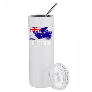 Australia Flag Jersey Australian Soccer Team Australian Stainless Steel Tumbler