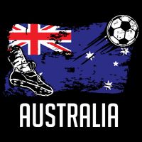 Australia Flag Jersey Australian Soccer Team Australian Cooling Performance Crew T-Shirt
