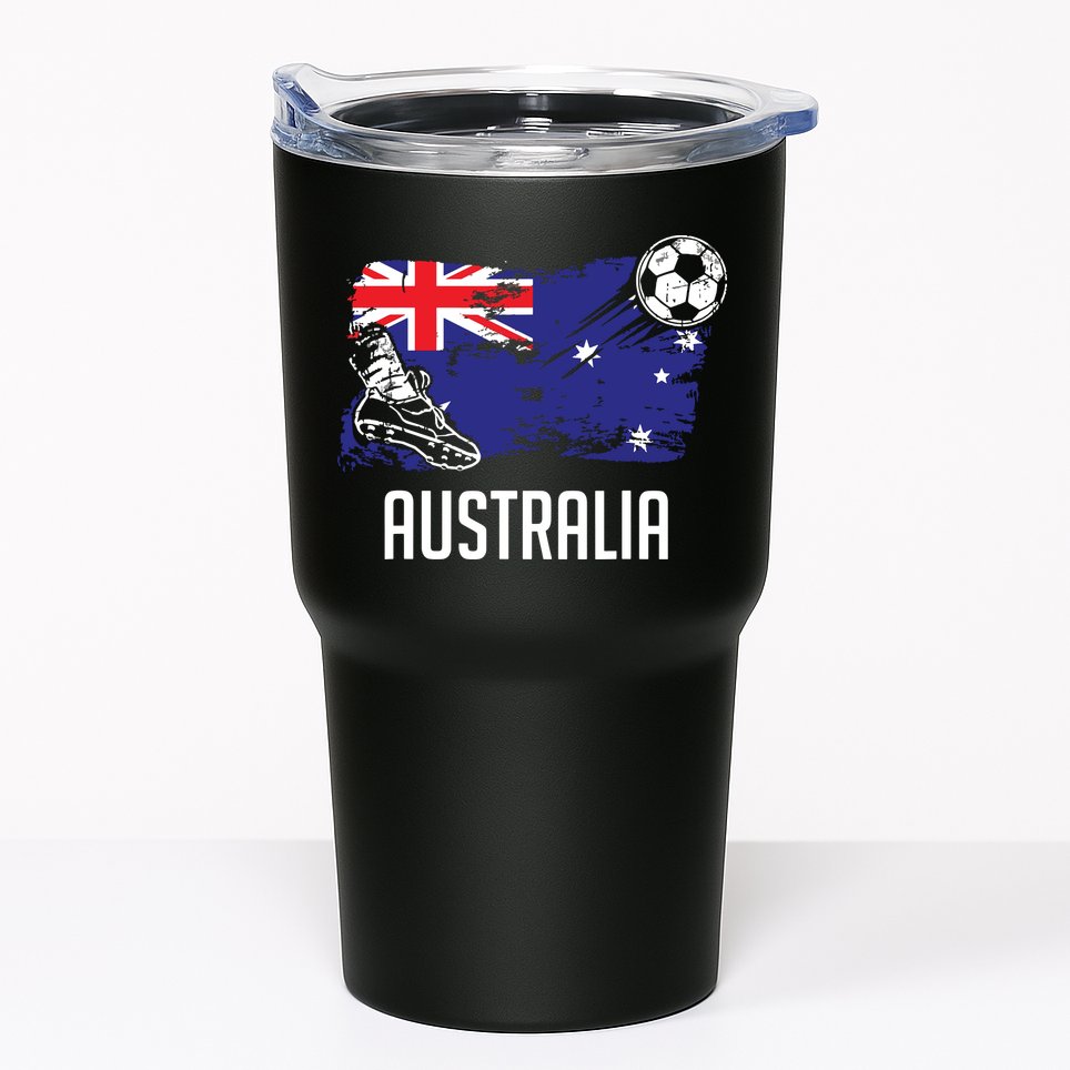 Australia Flag Jersey Australian Soccer Team Australian Tumbler