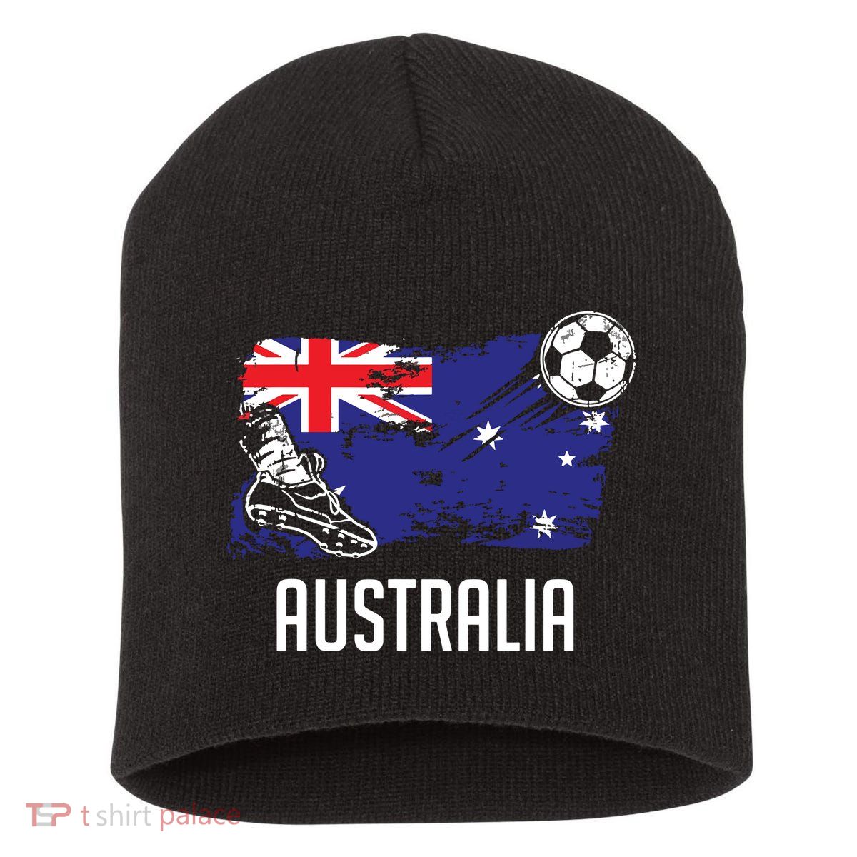 Australia Flag Jersey Australian Soccer Team Australian Short Acrylic Beanie