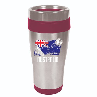 Australia Flag Jersey Australian Soccer Team Australian 16oz Travel Tumbler