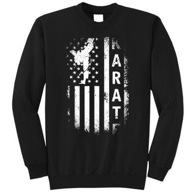 America Flag Japan Martial Arts Ninja Gift Karate Sweatshirt