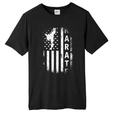 America Flag Japan Martial Arts Ninja Gift Karate Tall Fusion ChromaSoft Performance T-Shirt