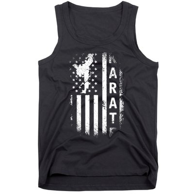 America Flag Japan Martial Arts Ninja Gift Karate Tank Top