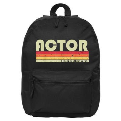 ACTOR Funny Job Title Profession Birthday Worker Idea 16 in Basic Backpack