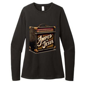 Amped for Jesus Christian Worship Music Praise and Faith Womens CVC Long Sleeve Shirt