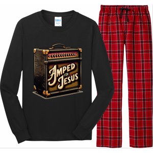 Amped for Jesus Christian Worship Music Praise and Faith Long Sleeve Pajama Set