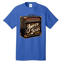 Amped for Jesus Christian Worship Music Praise and Faith Tall T-Shirt