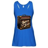 Amped for Jesus Christian Worship Music Praise and Faith Ladies Essential Flowy Tank