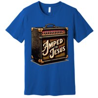 Amped for Jesus Christian Worship Music Praise and Faith Premium T-Shirt