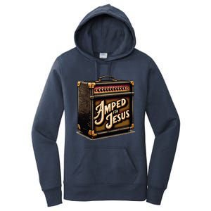 Amped for Jesus Christian Worship Music Praise and Faith Women's Pullover Hoodie