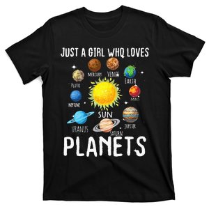 Astronomy funny Just A Who Loves Planets T-Shirt