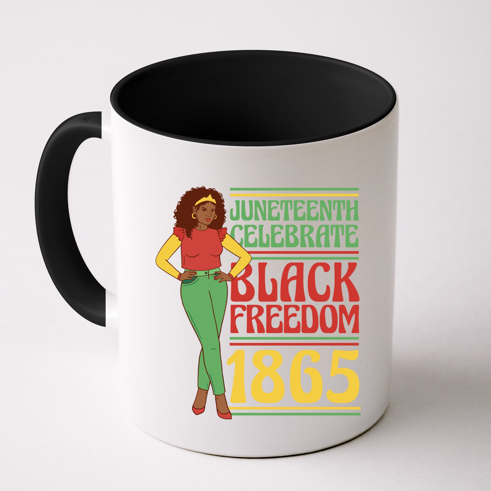 African Female Juneteenth Celebrate Black Freedom 1865 Mug