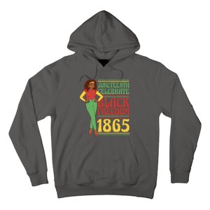 African Female Juneteenth Celebrate Black Freedom 1865 Hoodie