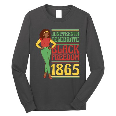 African Female Juneteenth Celebrate Black Freedom 1865 Long Sleeve Shirt