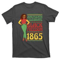 African Female Juneteenth Celebrate Black Freedom 1865 T-Shirt