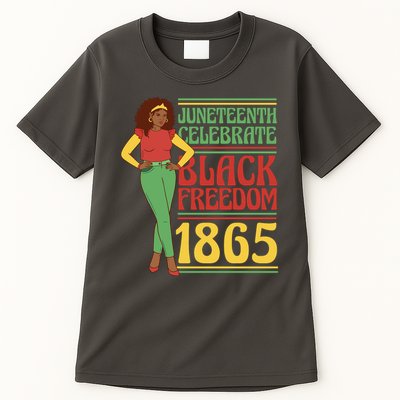 African Female Juneteenth Celebrate Black Freedom 1865 Tall T-Shirt