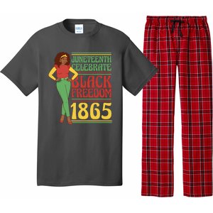 African Female Juneteenth Celebrate Black Freedom 1865 Pajama Set