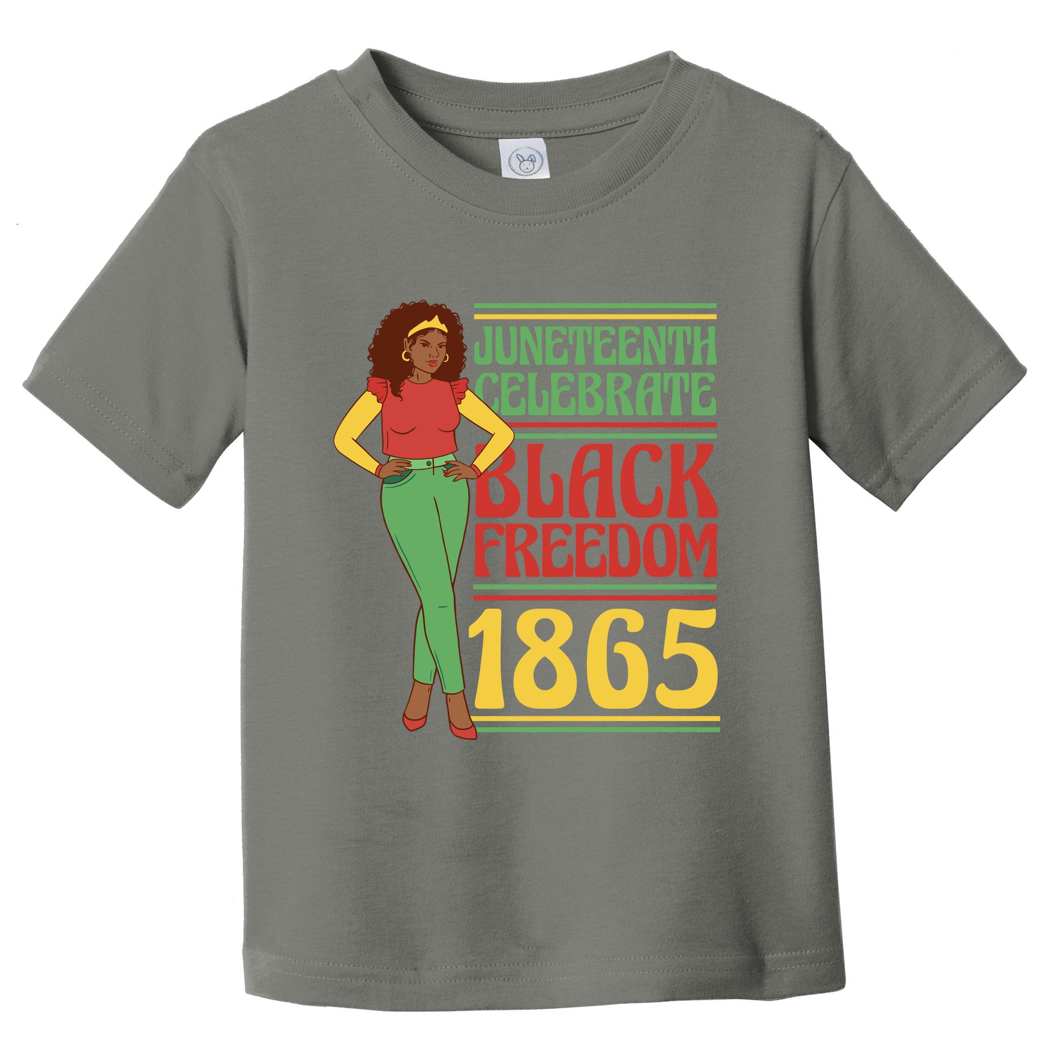 African Female Juneteenth Celebrate Black Freedom 1865 Toddler T-Shirt